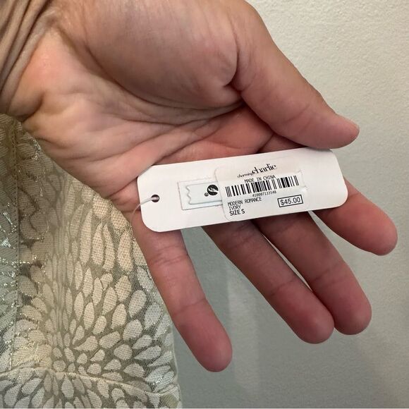 Charming Charlie Metallic Dress - Picture 3 of 4